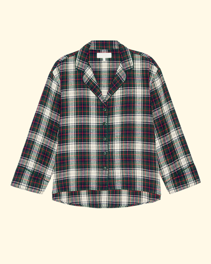 The Flannel Pajama Top | Pine Lodge Plaid