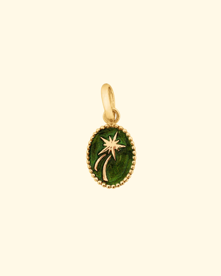 Shooting Star Pendant | Emerald