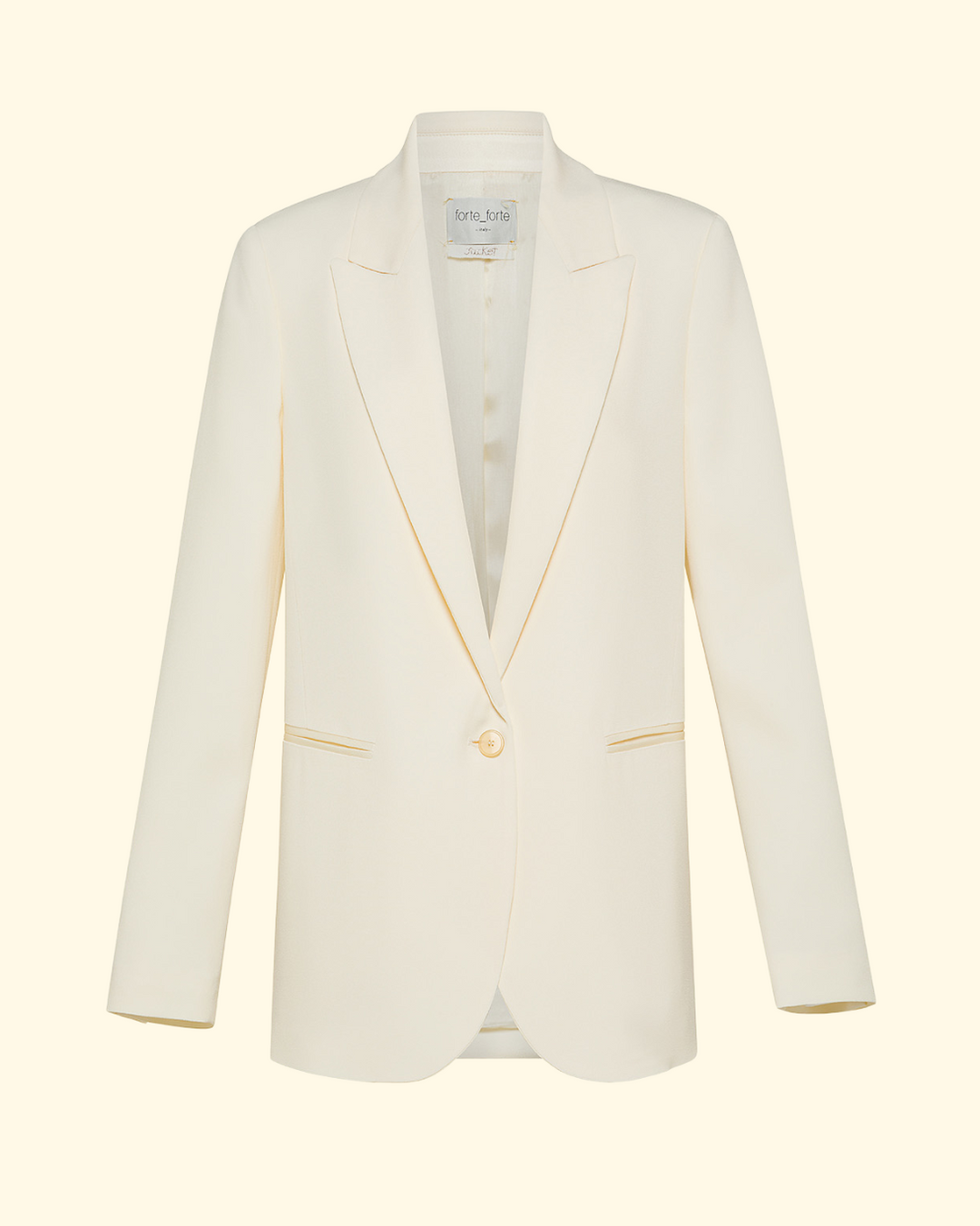 Matte Anvers Satin Spread Collar Jacket | Giglio