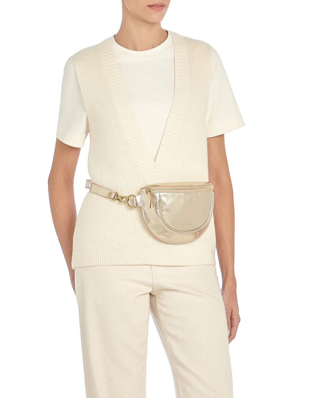 Belt Bag Oliveta | Platino