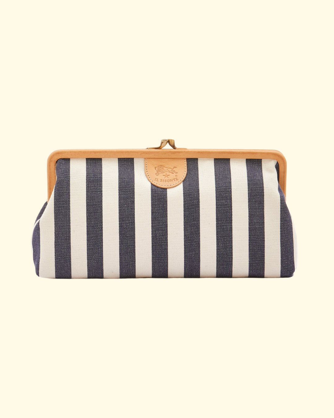 Classic Clutch | Riga Blu / Naturale
