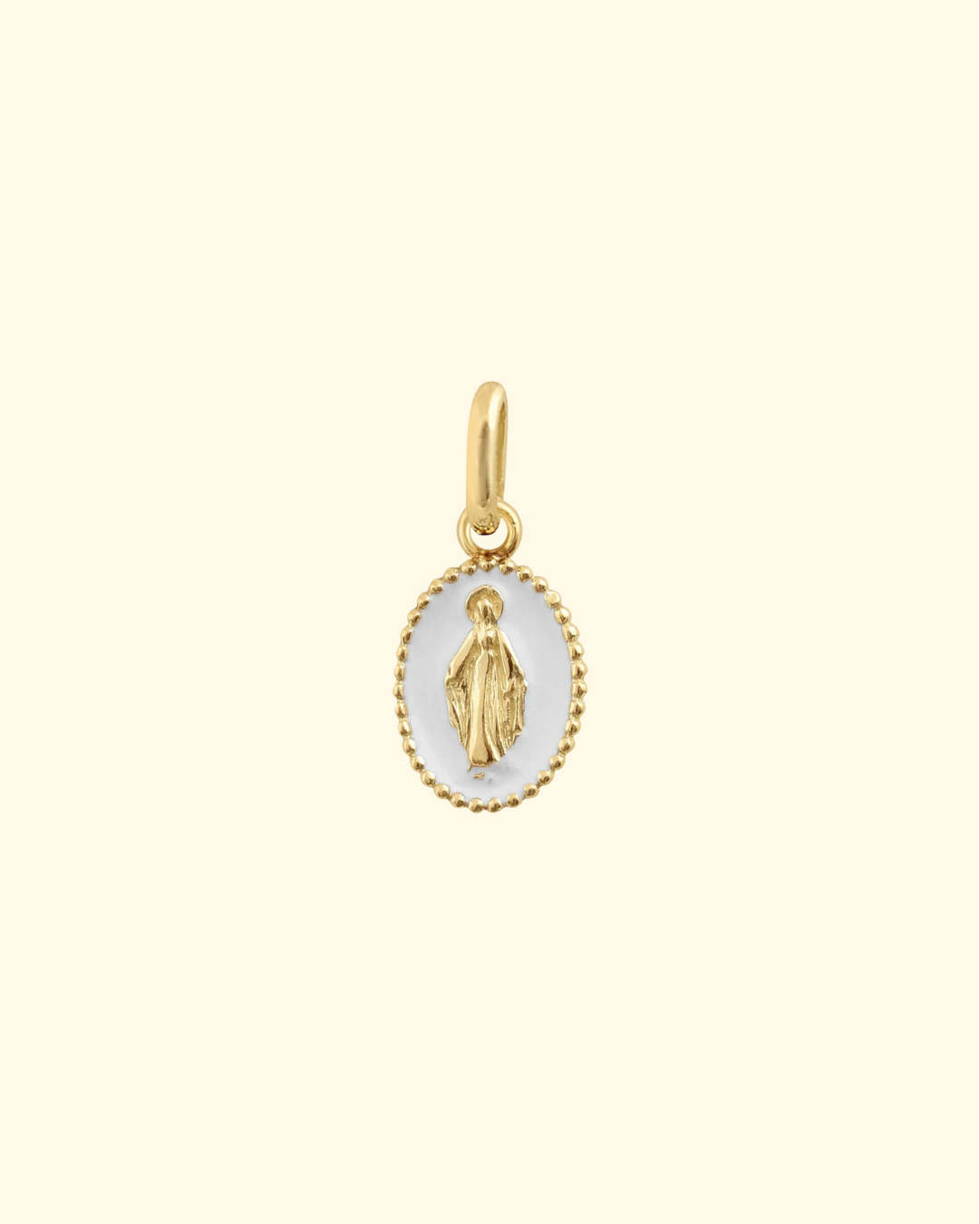 Resin Madone Pendant | White