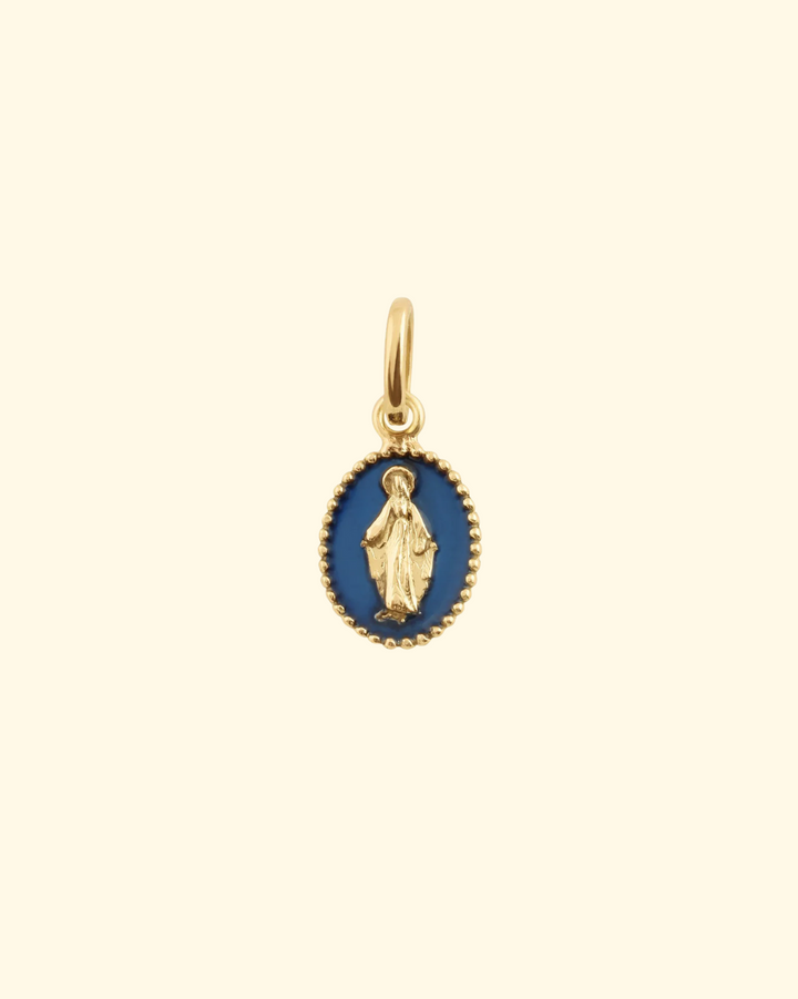Resin Madone Pendant | Lapis