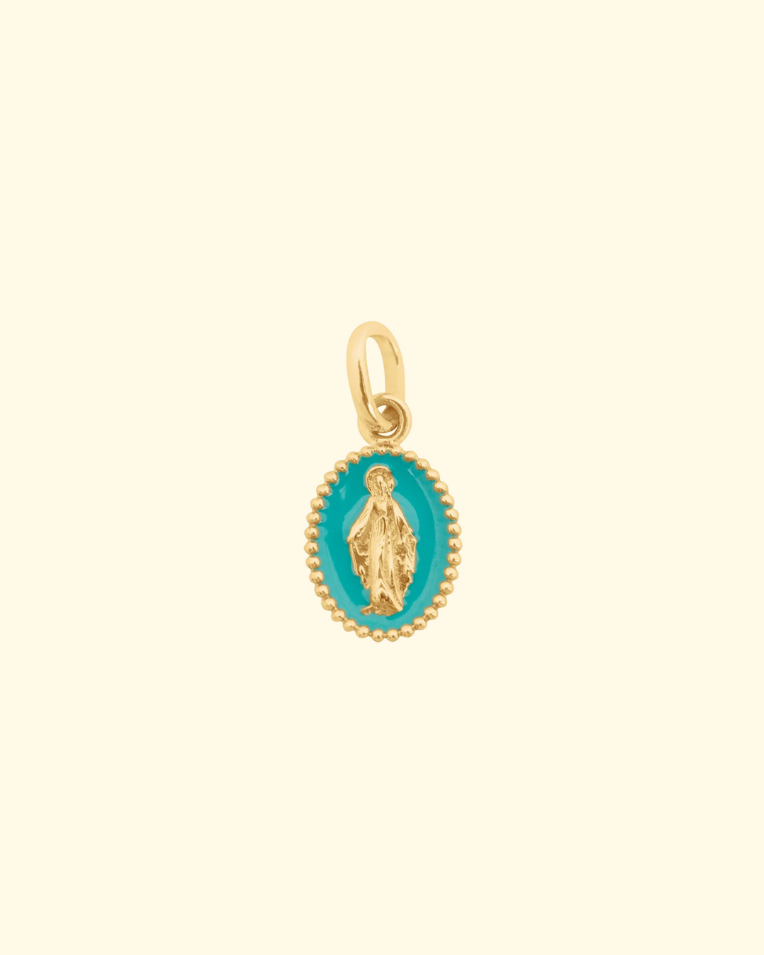 Resin Madone Pendant | Turquoise Green