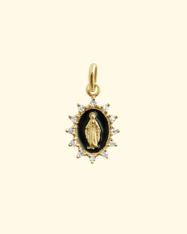 Petite Madone Supreme Diamond Pendant | Black