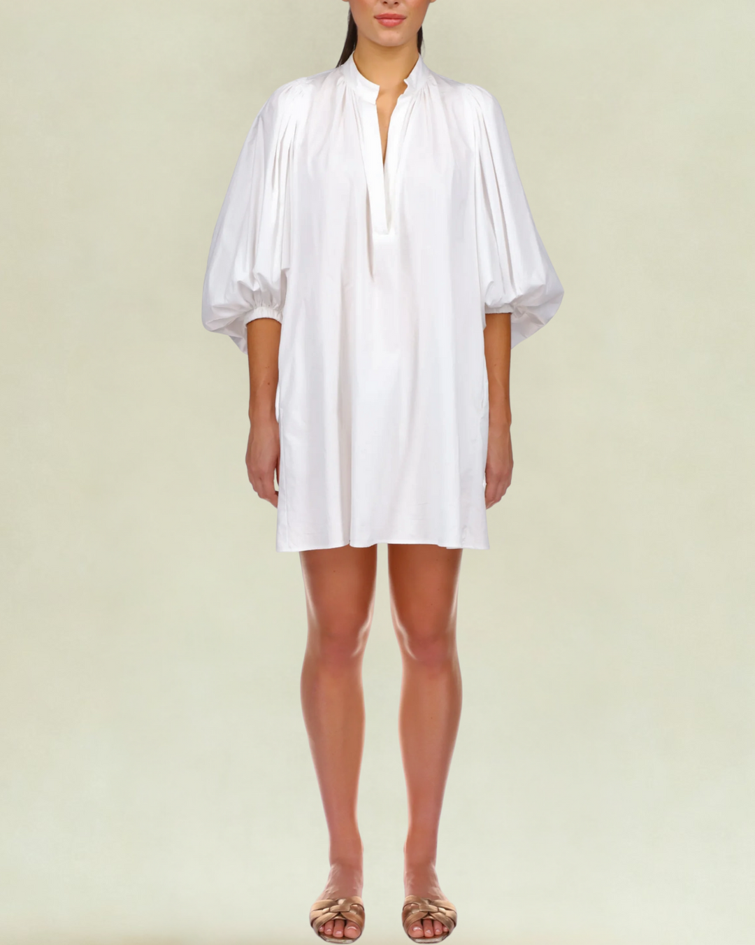Hazel Parachute Dress | White