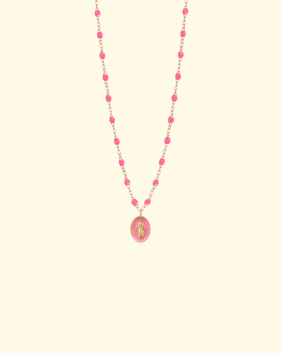 Resin Madone Pendant | Pink