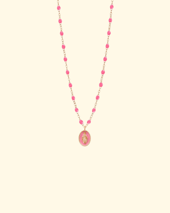 Resin Madone Pendant | Pink