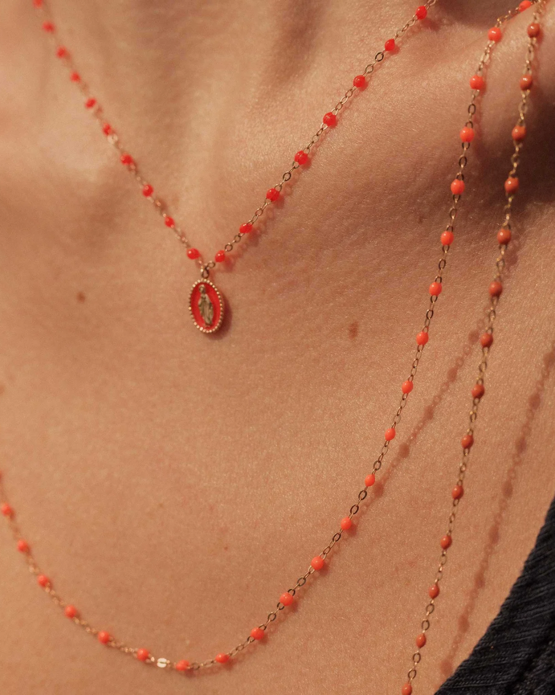 Resin Madone Pendant | Orange
