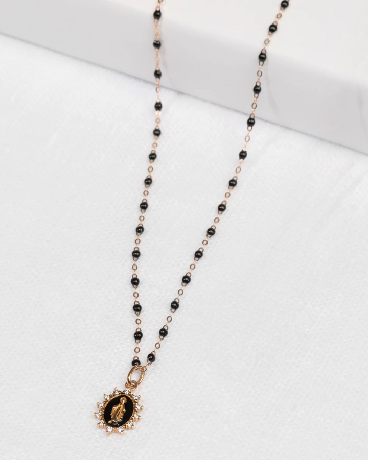 Petite Madone Supreme Diamond Pendant | Black