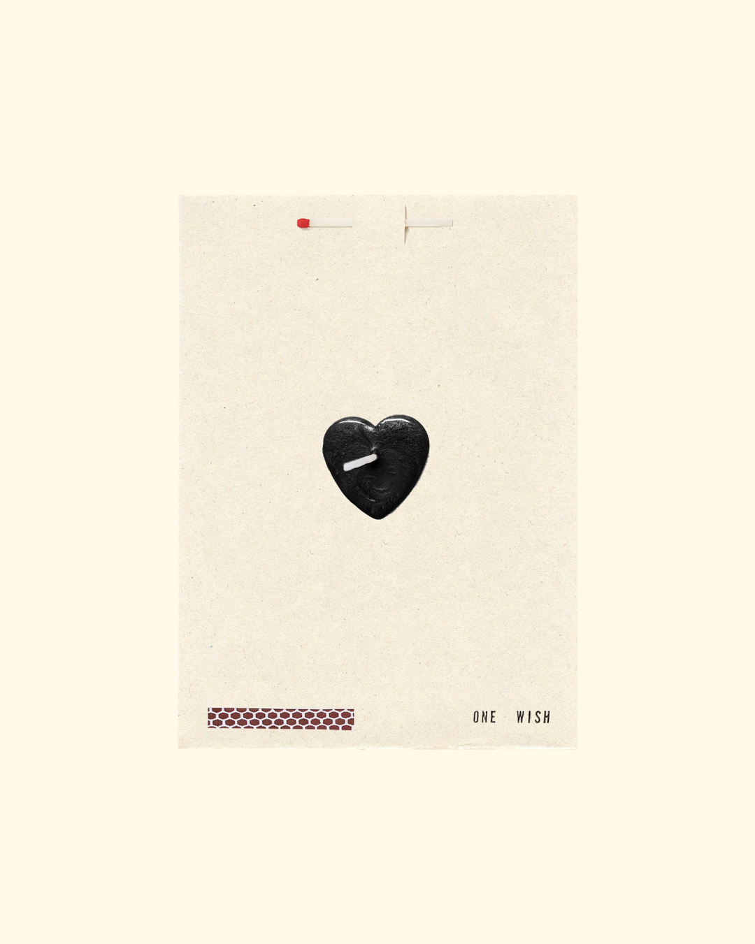 Wish Card | Black Heart