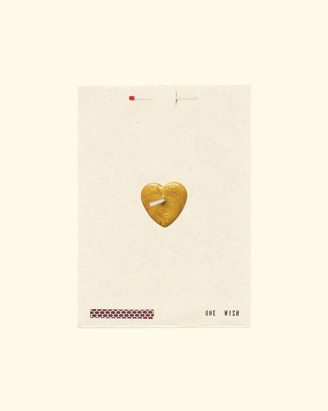 Wish Card | Gold Heart