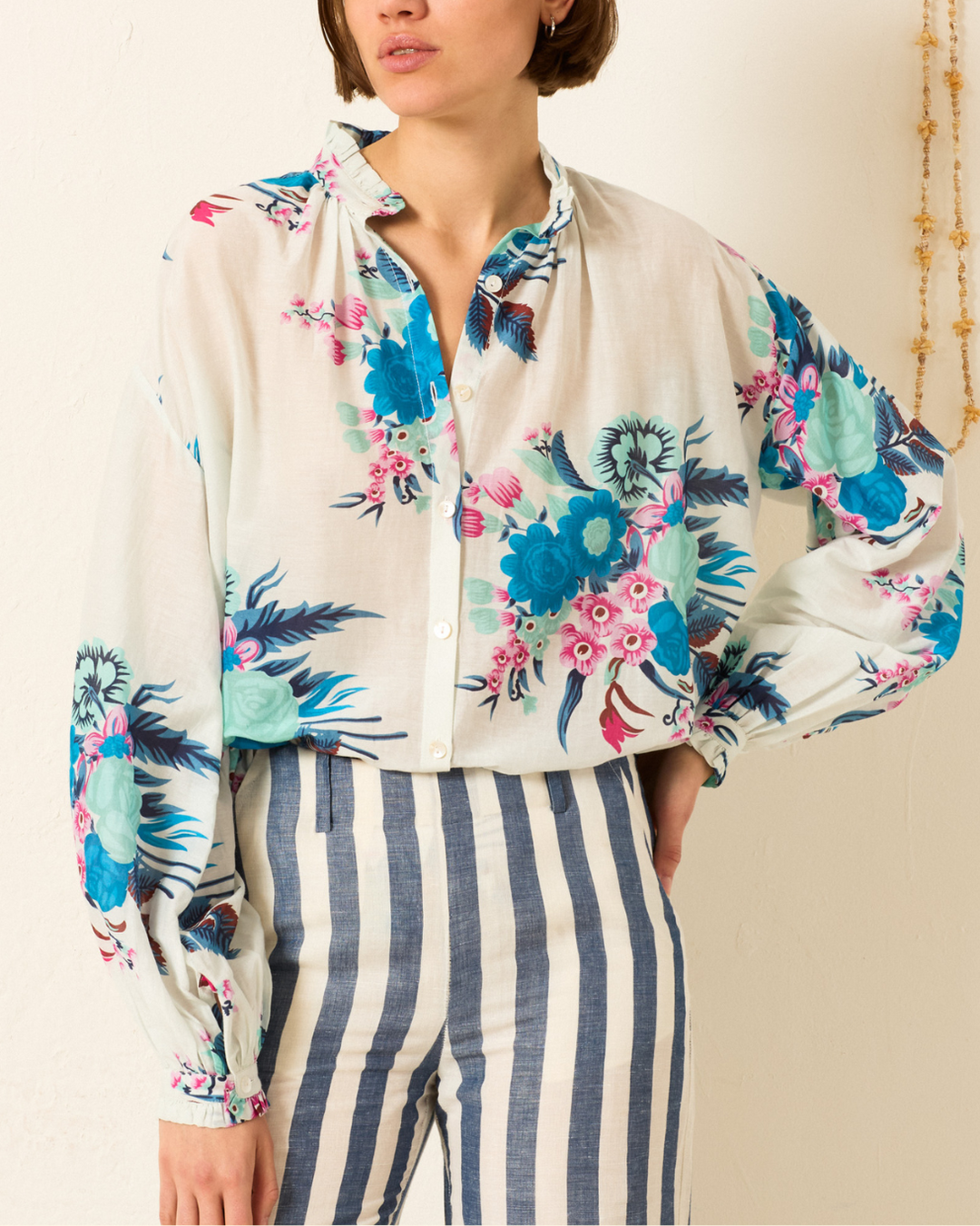 Poet Juneberry Blouse | White Juneberry