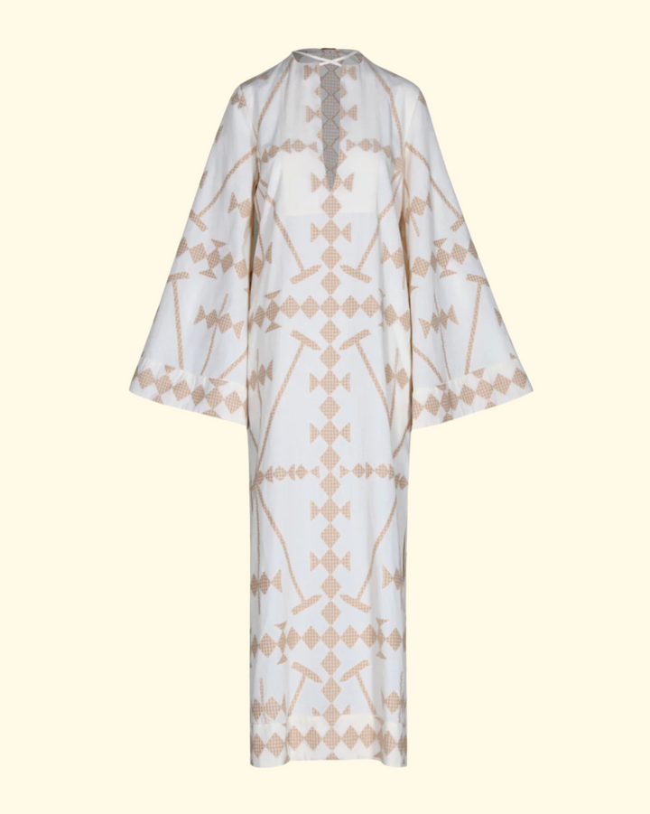 Savannah Tunic Dress | Ecru Sand