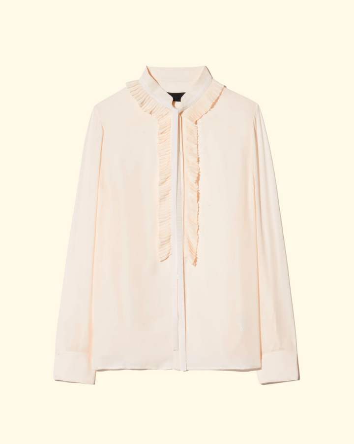 Bertille Ruffle Shirt | Ivory