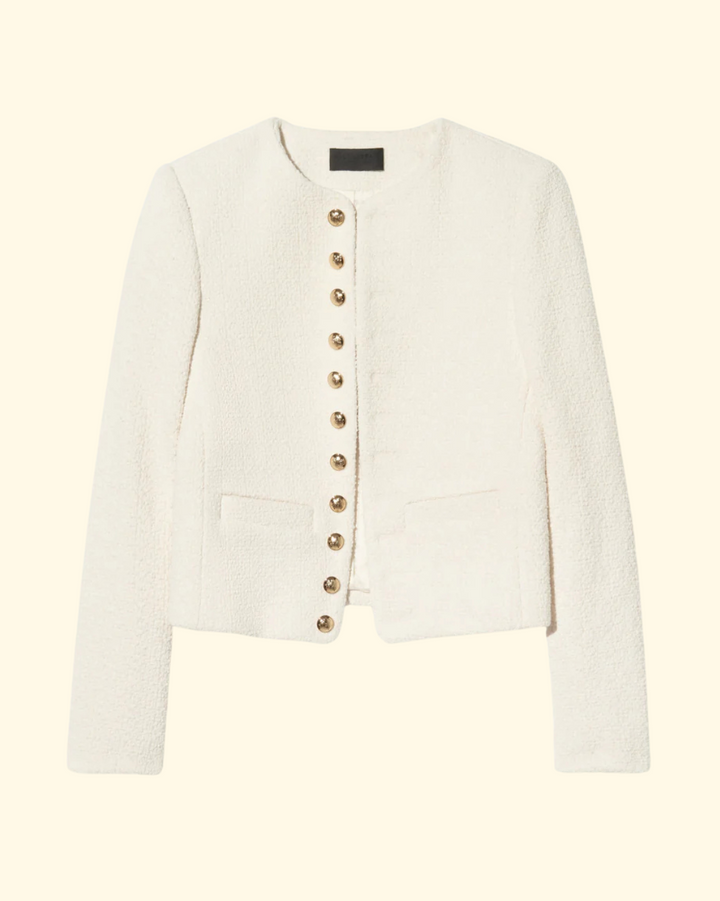 Patti Short Jacket | Ivory