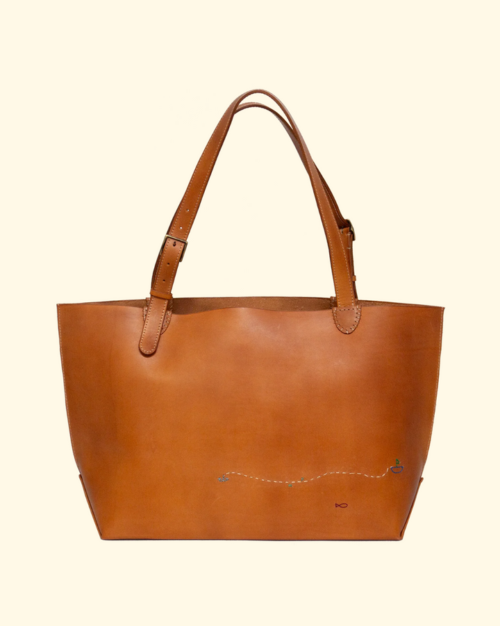 La Mer Tote | Leather Brown