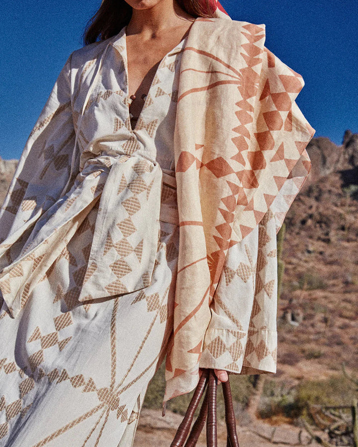Savannah Tunic Dress | Ecru Sand
