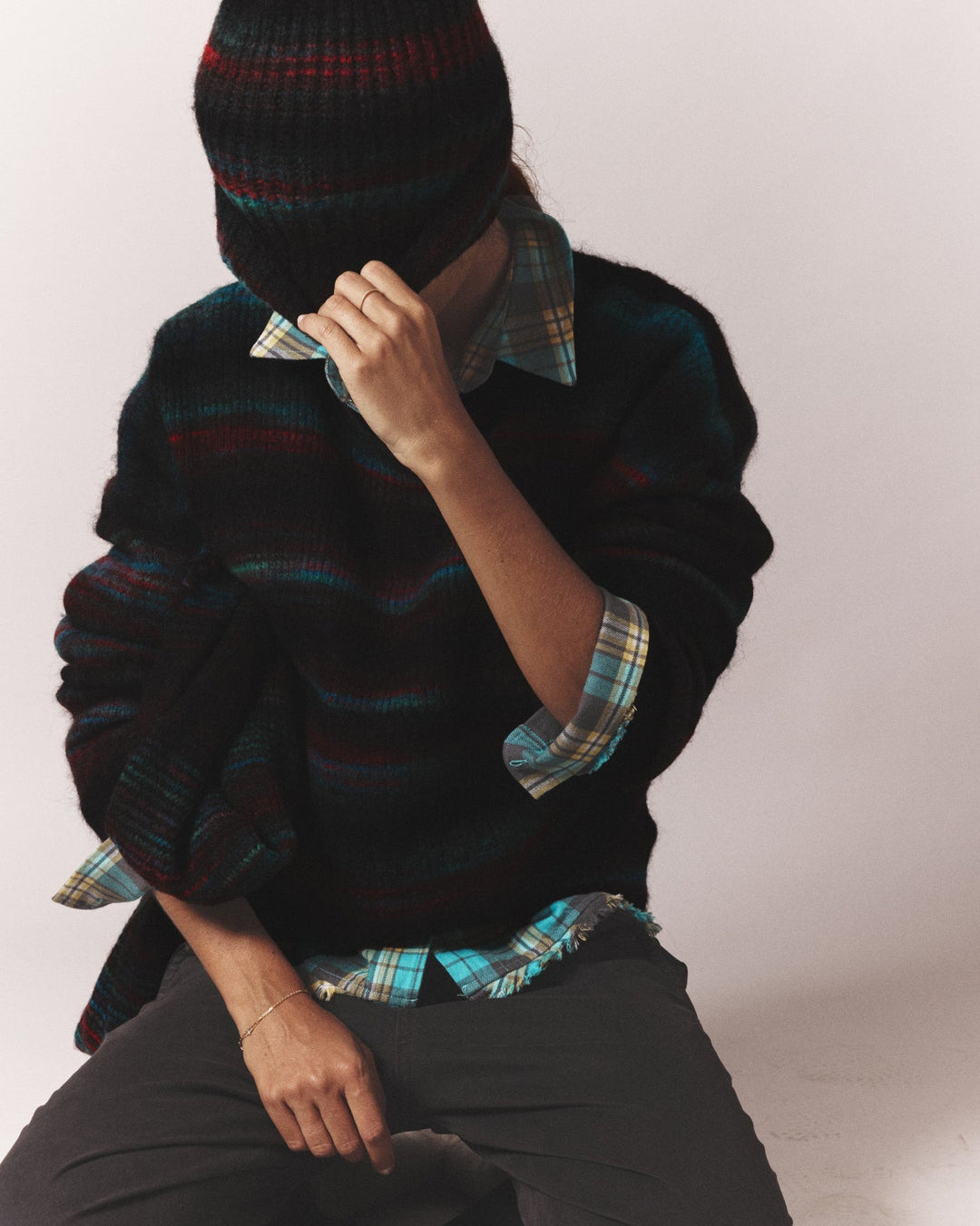 Reice Beanie | Black Ombre
