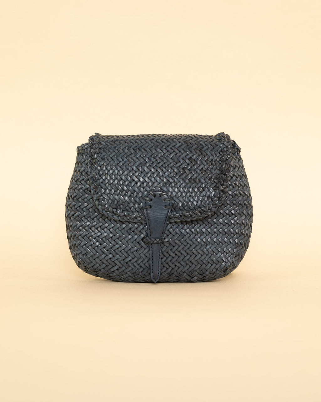 Dragon Diffusion - Mini City Bag Tan Woven Leather Bag