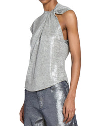 Naylor Top | Grey/Silver