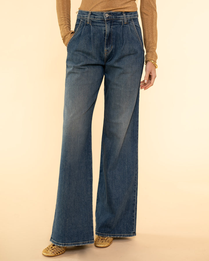 Flora Trouser Jean | Classic Wash