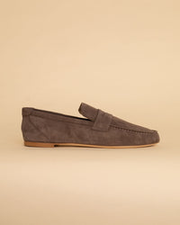 The Penny Loafer | Taupe Suede