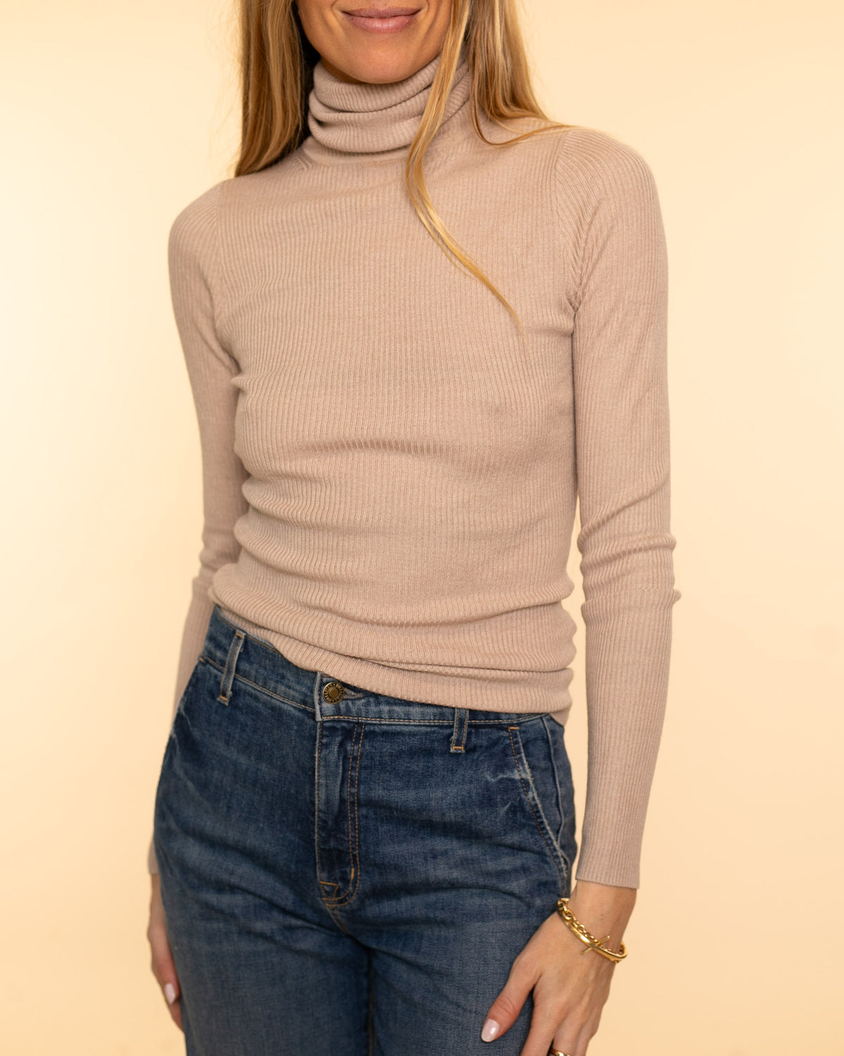 Silk Sweater Turtleneck | Jute