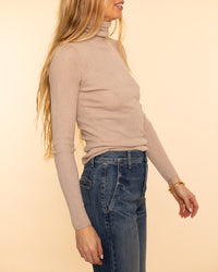 Silk Sweater Turtleneck | Jute