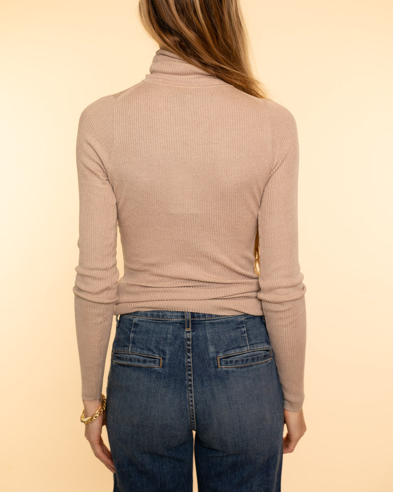 Silk Sweater Turtleneck | Jute