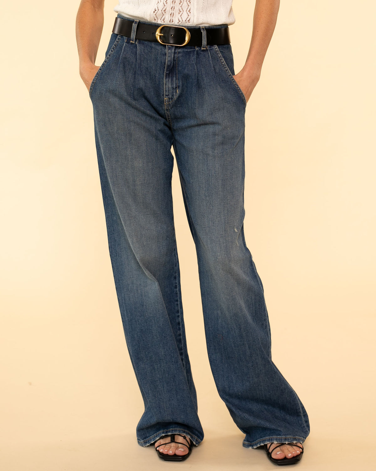 Flora Trouser Jean | Classic Wash