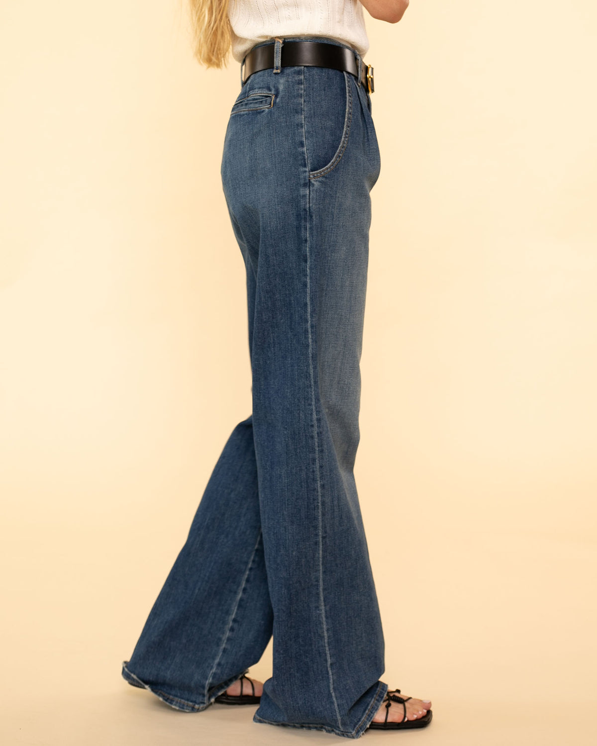 Flora Trouser Jean | Classic Wash