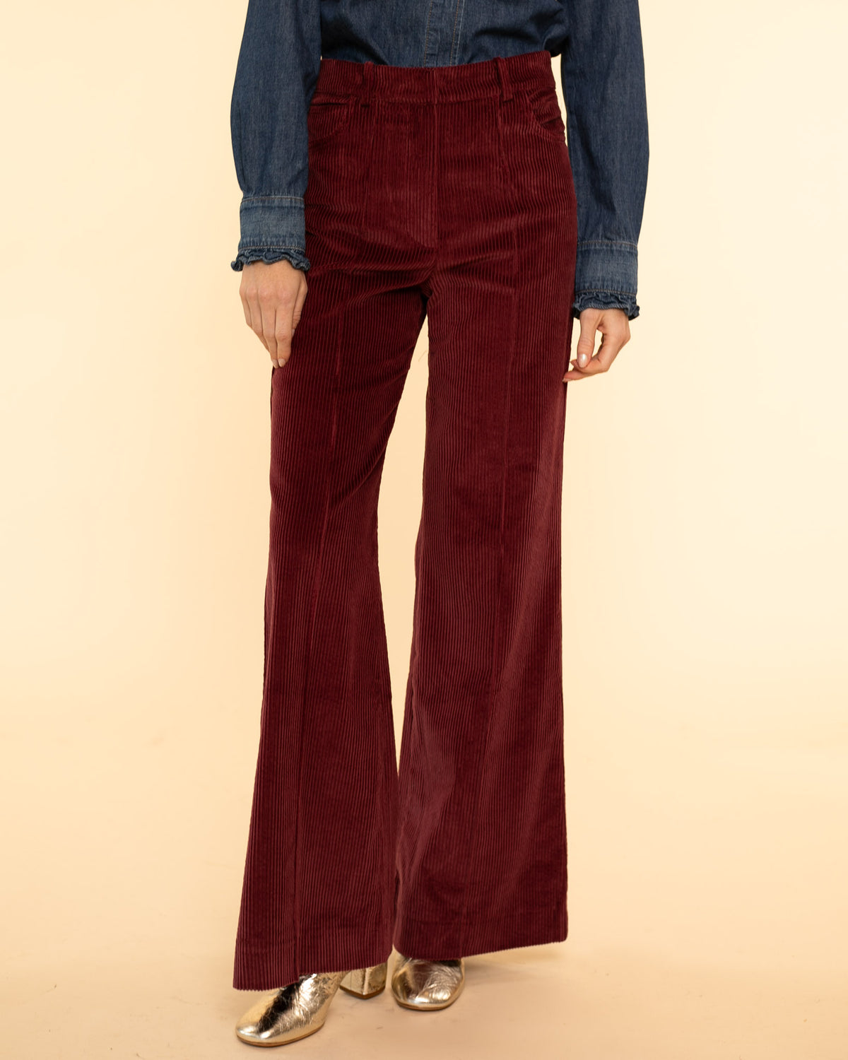 Elvis Pants | Maroon Corduroy