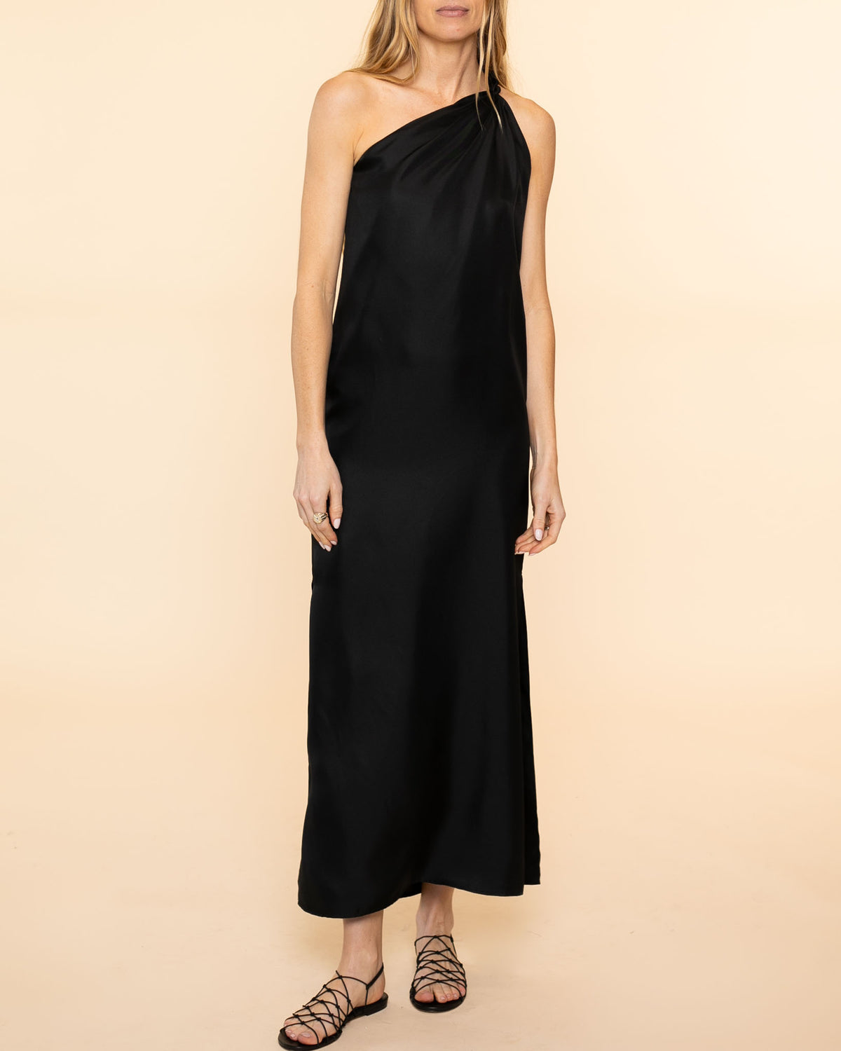 Adela Silk Dress | Black