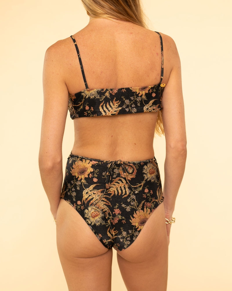 Oleander A Bikini Set | Culotte Kyoto Black