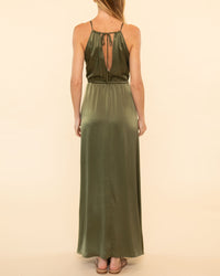 Claude V-Neck Maxi Dress | Olive