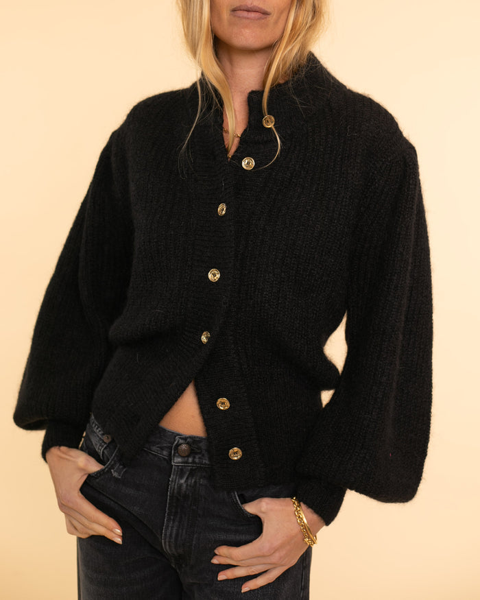 Leandra Knit Cardigan | Black