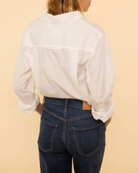 Kayla Shrunken Shirt | Optic White
