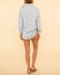 Kayla Shirt | Marino Stripe