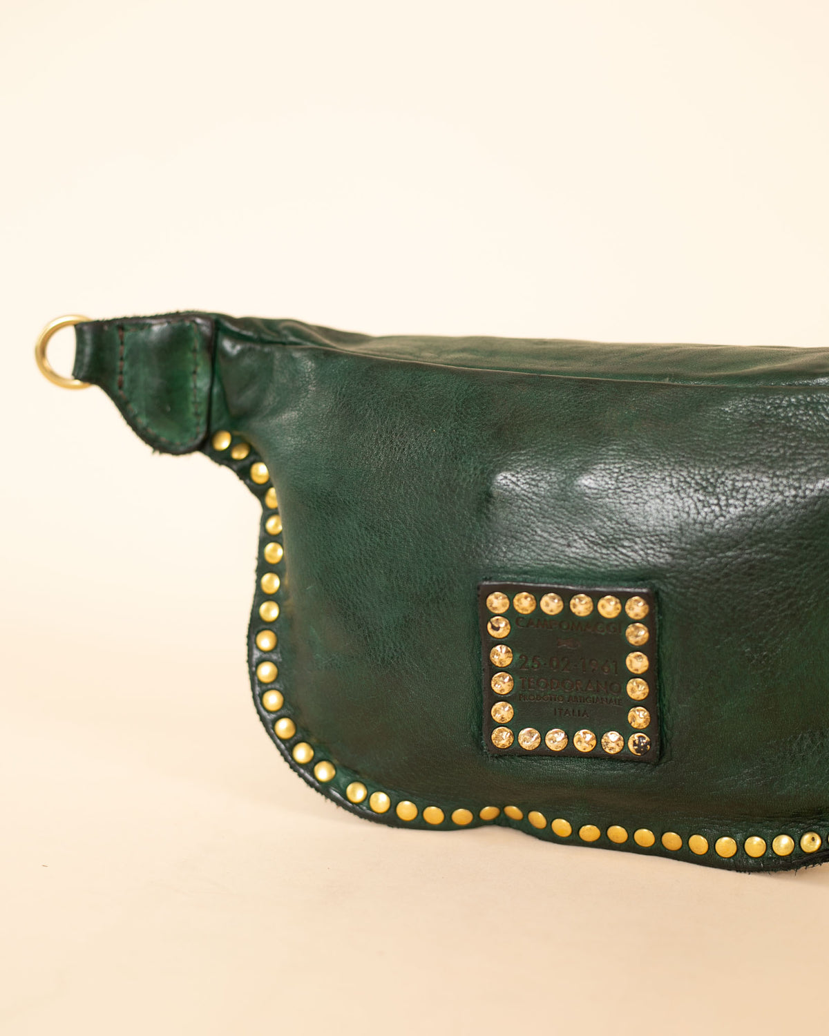 Studded Waist Bag | Bottle Green
