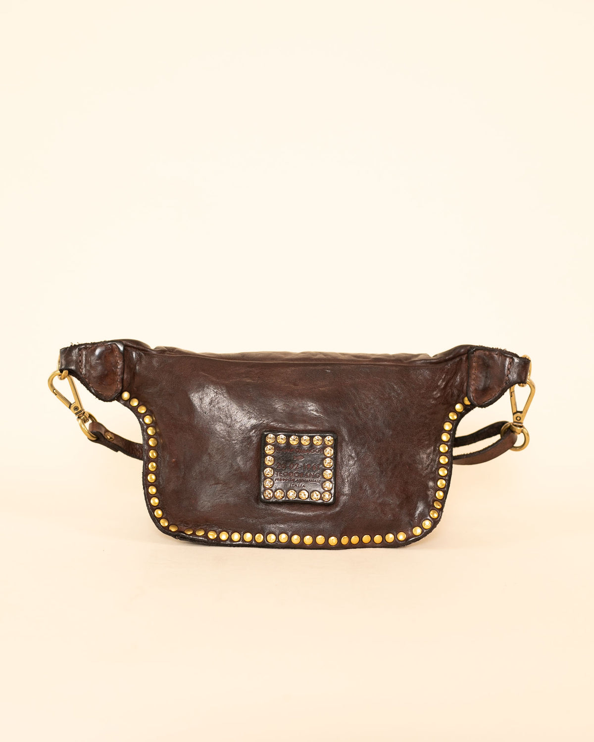 Studded Waist Bag | Brown