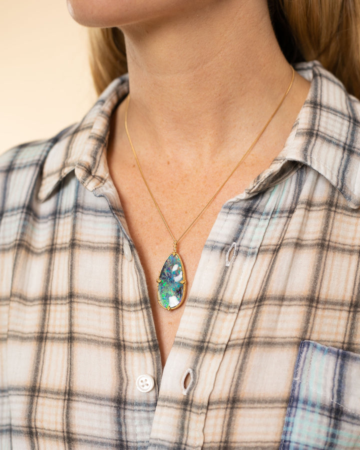 Boulder Opal Necklace | N-3111