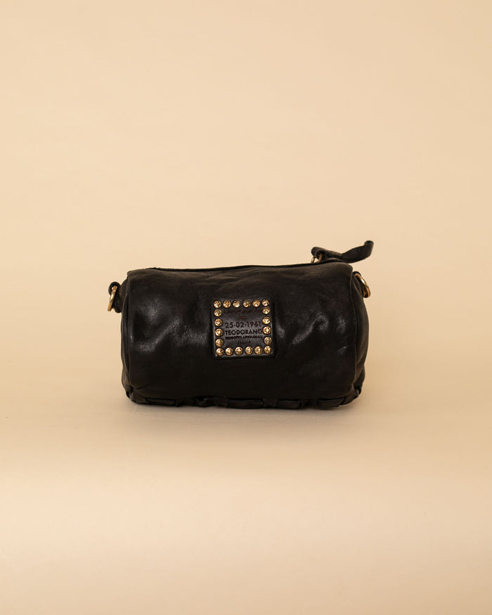 Woven Crossbody Bag | Black