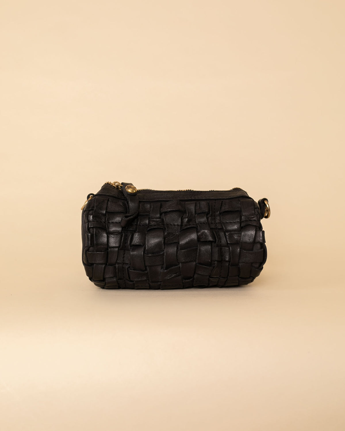 Woven Crossbody Bag | Black