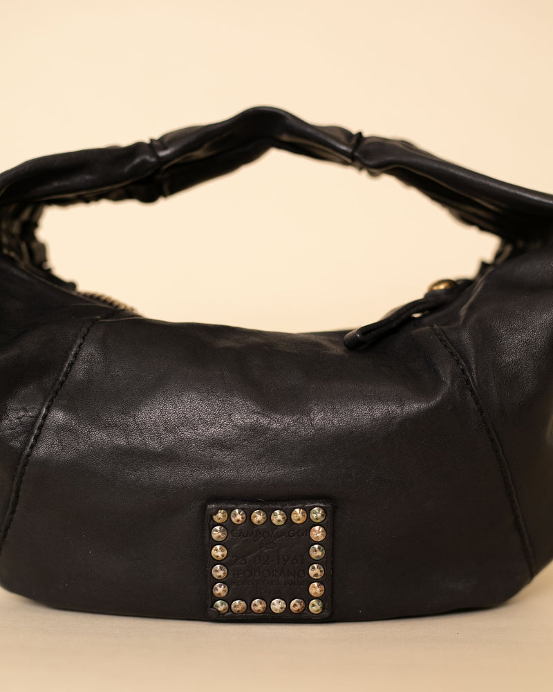 Woven Shoulder Bag | Black