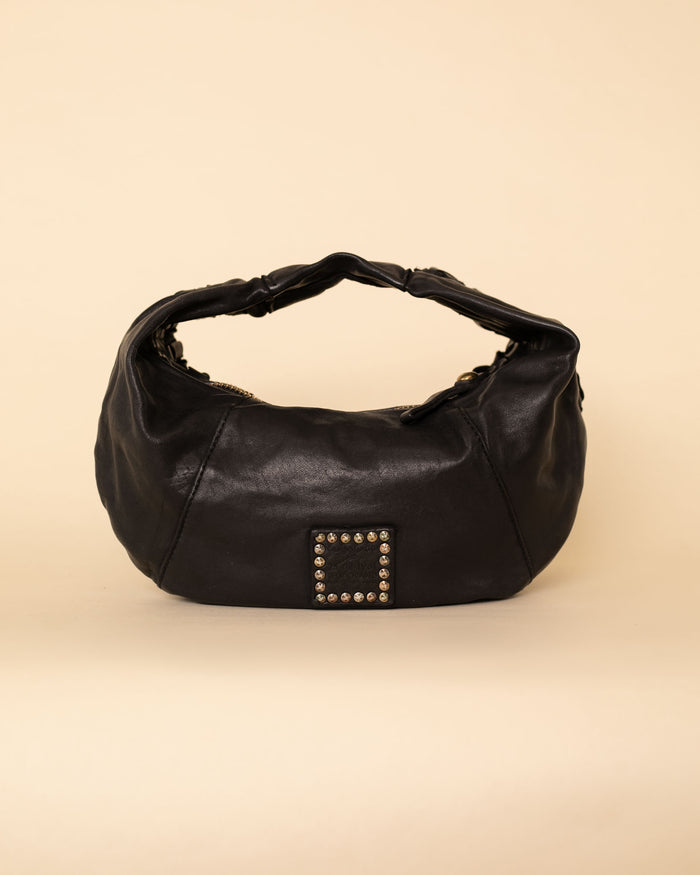 Woven Shoulder Bag | Black