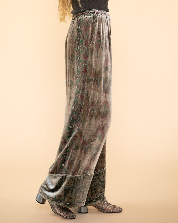 Kanpur Trousers | Silver Multi