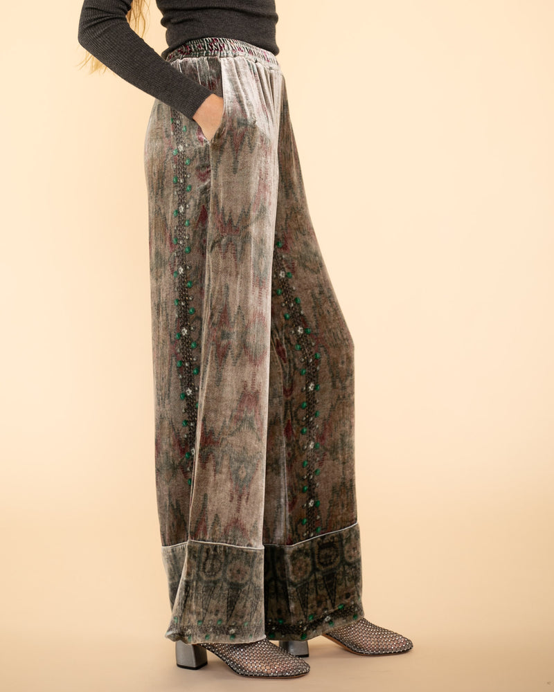 Kanpur Trousers | Silver Multi