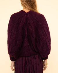 Mohair Cable Kimono Cardigan | Bolero