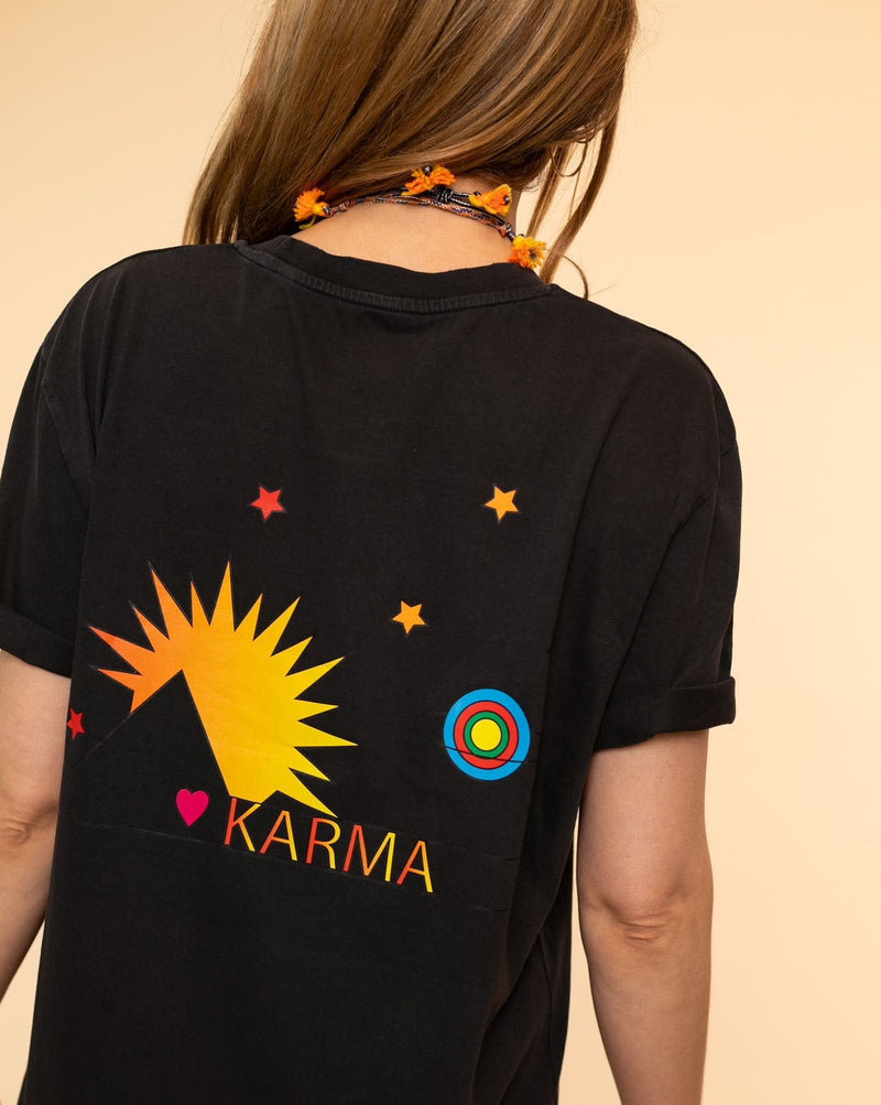 Karma Tee Shirt | Anthracite